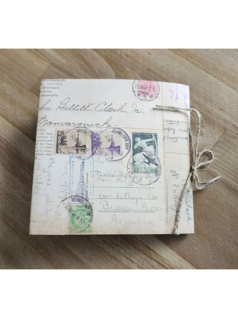 Travel Theme Junk Journal Handmade 66 pages